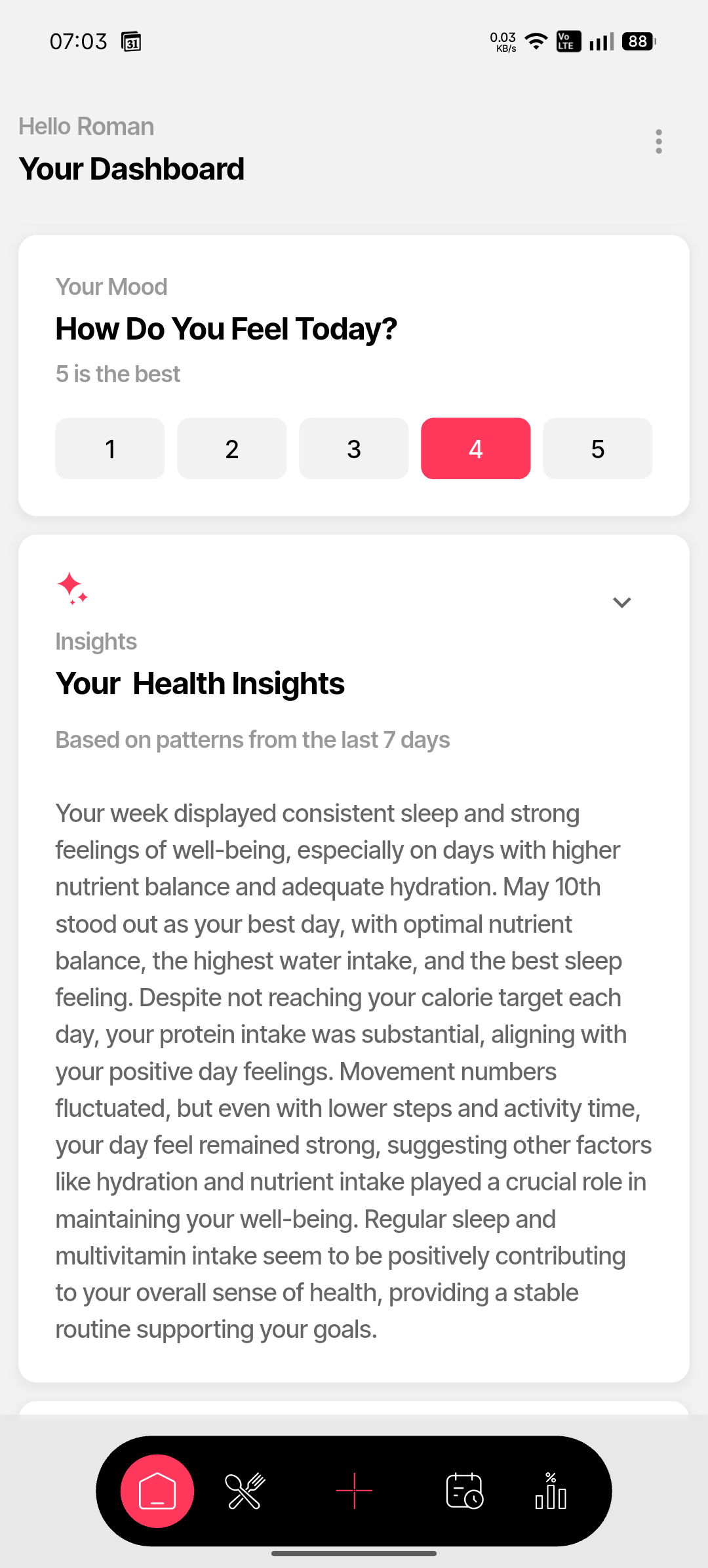 Awra daily AI insights narrative